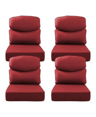 Luxury Smile 24x22x6 Outdoor Cushions, Water Resistant Olefin Deep Seat Cushion for Patio Wicker Chair Sofa