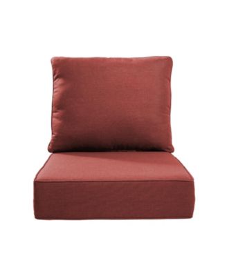 24-in x 24-in 2 -Piece Deep seat patio chair cushion