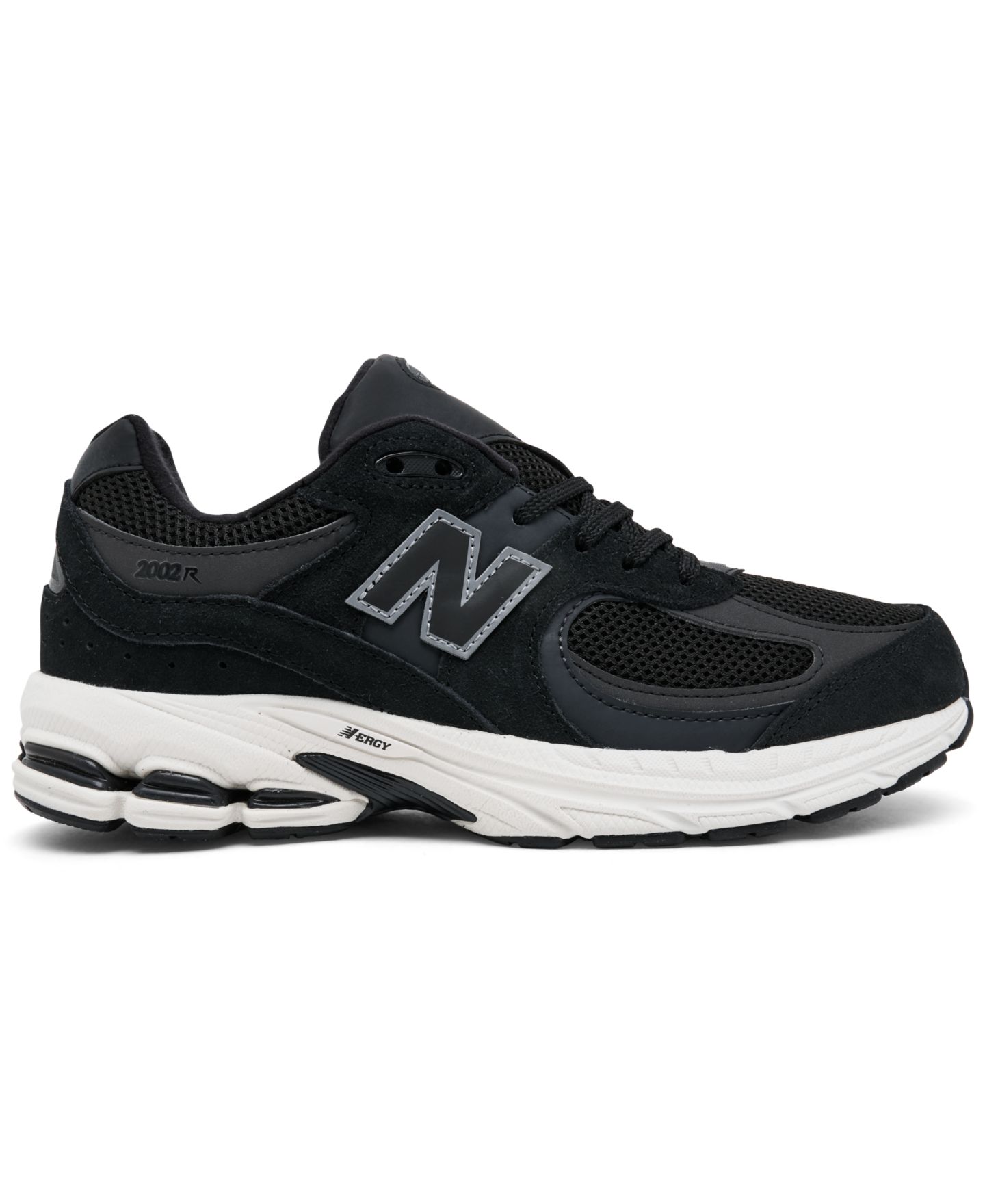Детские кроссовки New Balance Big Kids' 2002R Athletic Low-Top, цвет: Чёрный — фото 2