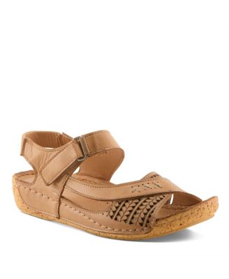 Women's Galaire Ankle Strap Wedges with Soft Insole