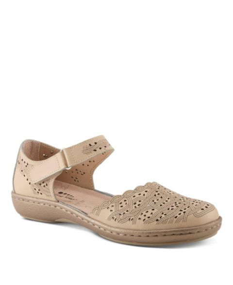 Женские сандалии Spring Step Sabriye Mary Jane with Adjustable Leather Strap, цвет: Бежевый