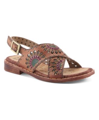 Women's Crossroads Hand-painted Sandal with Cushioned Easy Fit