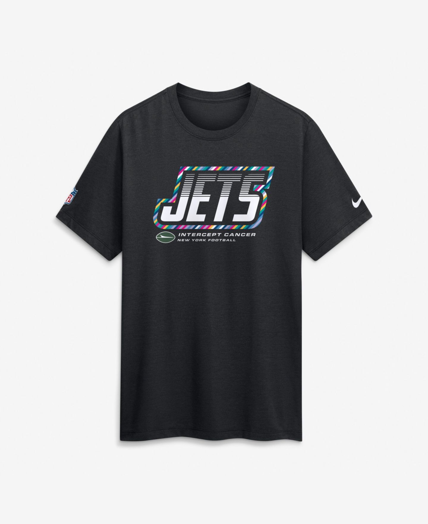 Мужская футболка Nike Black New York Jets 2026 NFL Cruical Catch Sideline Dri-Fit — фото 1