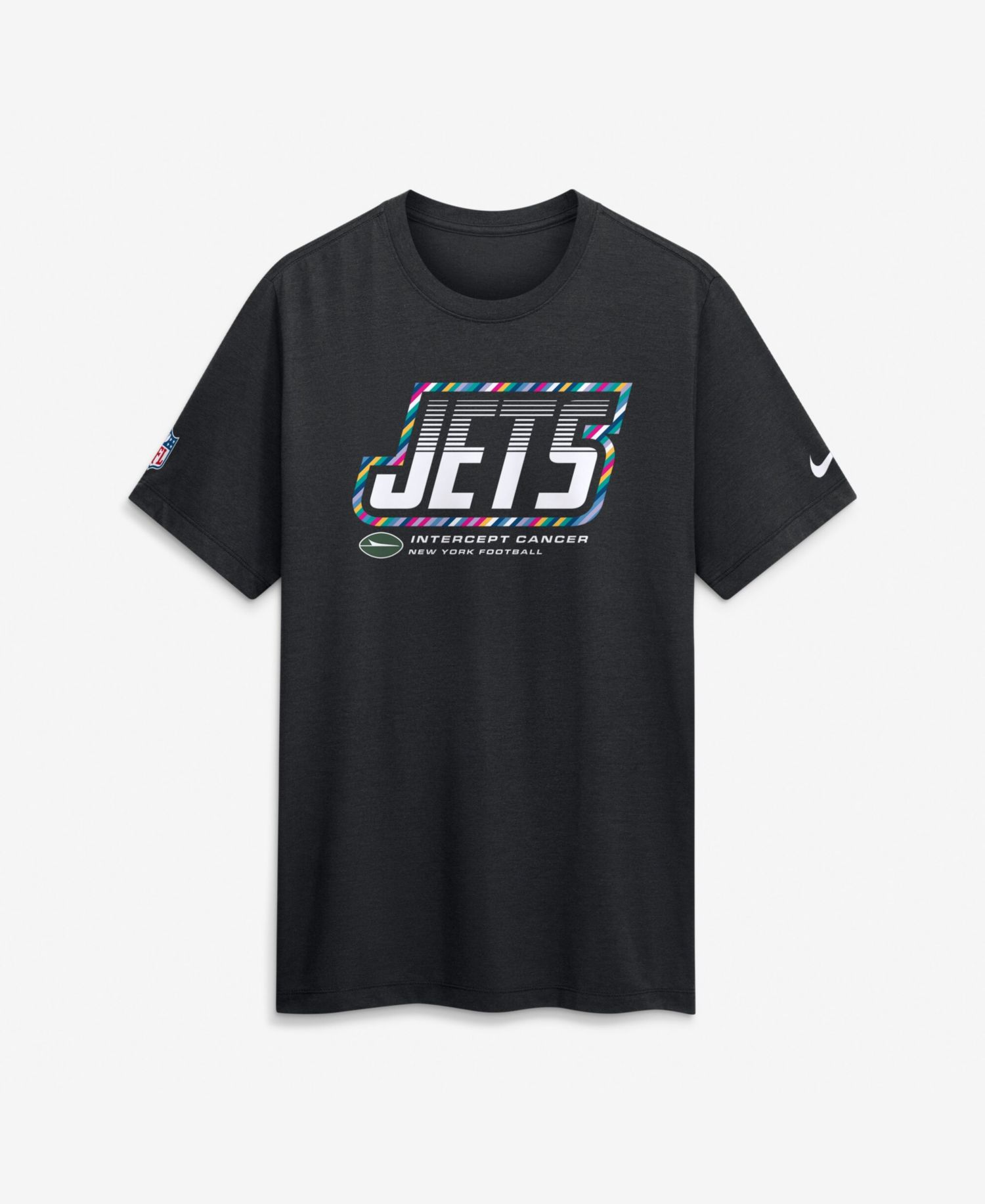 Men's Black New York Jets 2026 NFL Cruical Catch Sideline Dri-Fit T-Shirt