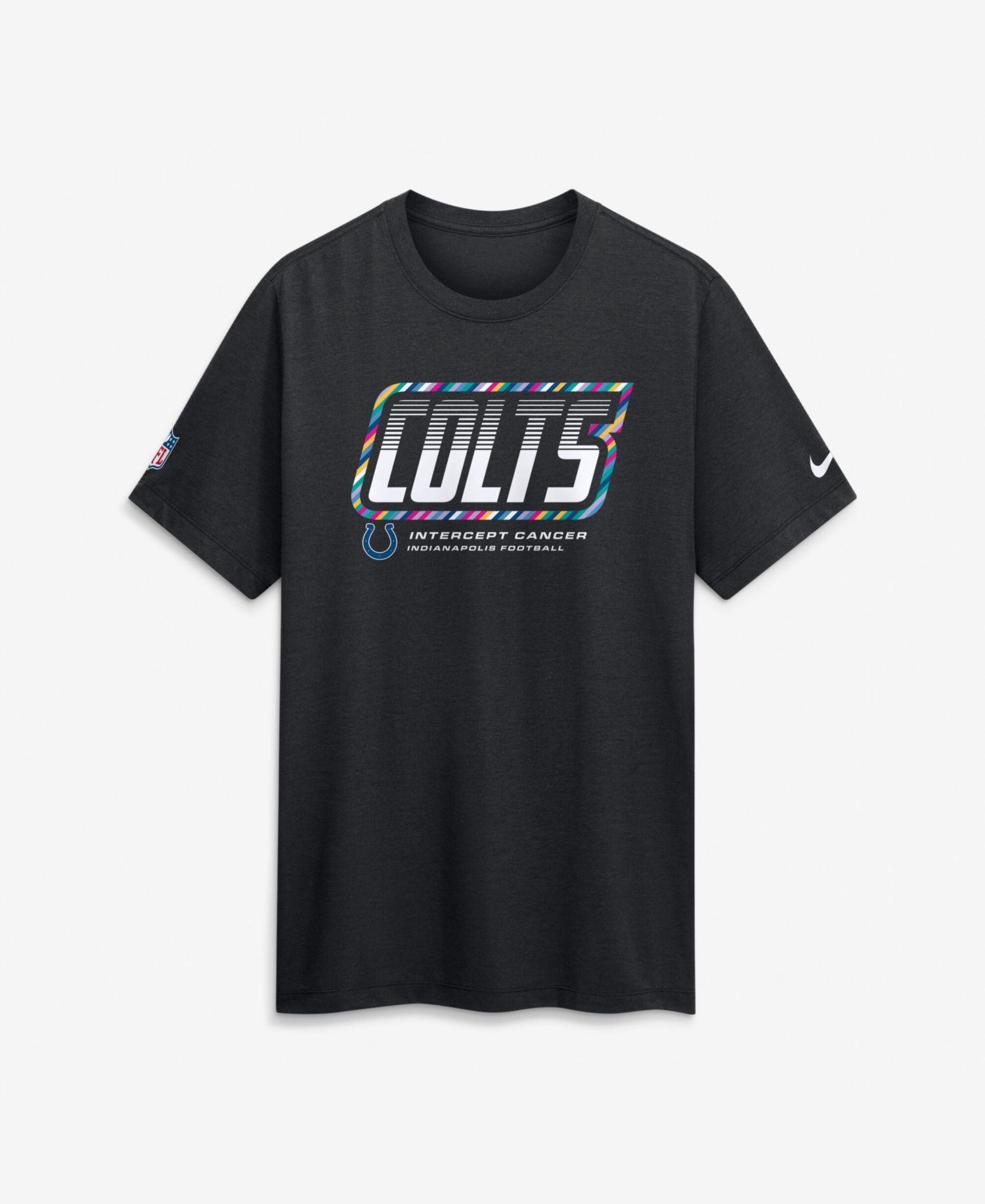 Men's Black Indianapolis Colts 2026 NFL Cruical Catch Sideline Dri-Fit T-Shirt