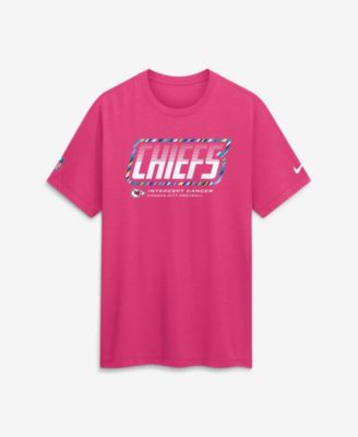 Men's Pink Kansas City Chiefs 2026 NFL Cruical Catch Sideline Dri-Fit T-Shirt