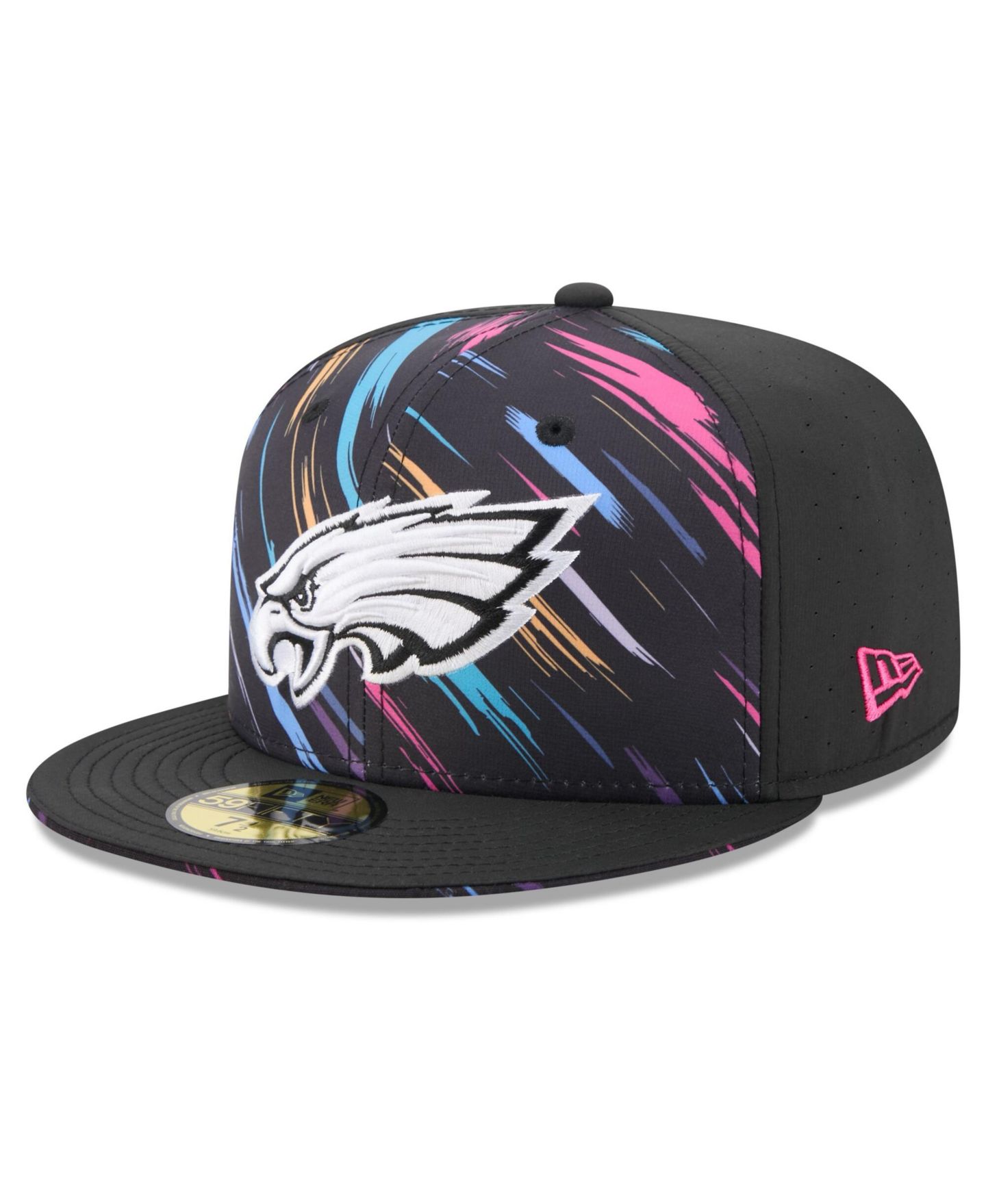 Мужская кепка New Era Black Philadelphia Eagles 2026 NFL Cruical Catch 59FIFTY Fitted Hat — фото 4