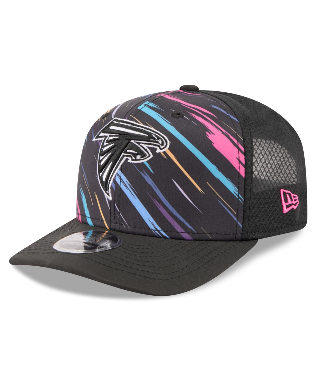 New Era Men's Black Atlanta Falcons 2026 Nfl Cruical Catch 9SEVENTY Adjustable Trucker Hat