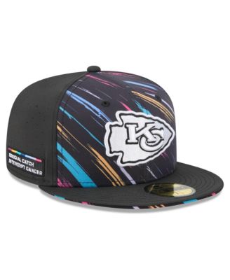 Men's Black Kansas City Chiefs 2026 NFL Cruical Catch 59FIFTY Fitted Hat