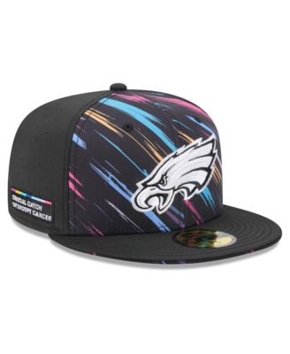 Men's Black Philadelphia Eagles 2026 NFL Cruical Catch 59FIFTY Fitted Hat