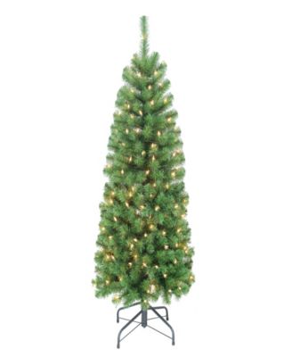 Pre-Lit Northern Fir Pencil Christmas Tree