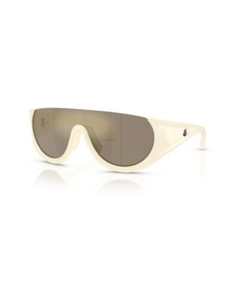 Geometric Shield Mirrored Sunglasses ME8022