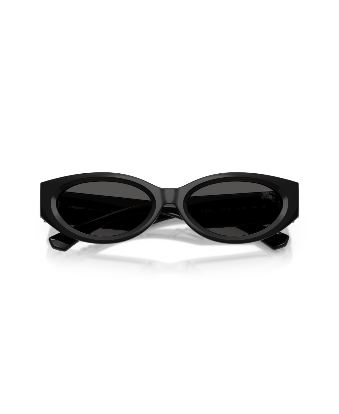 Женские солнцезащитные очки Burberry Oval Sunglasses BE4505U, цвет: Чёрный — фото 3