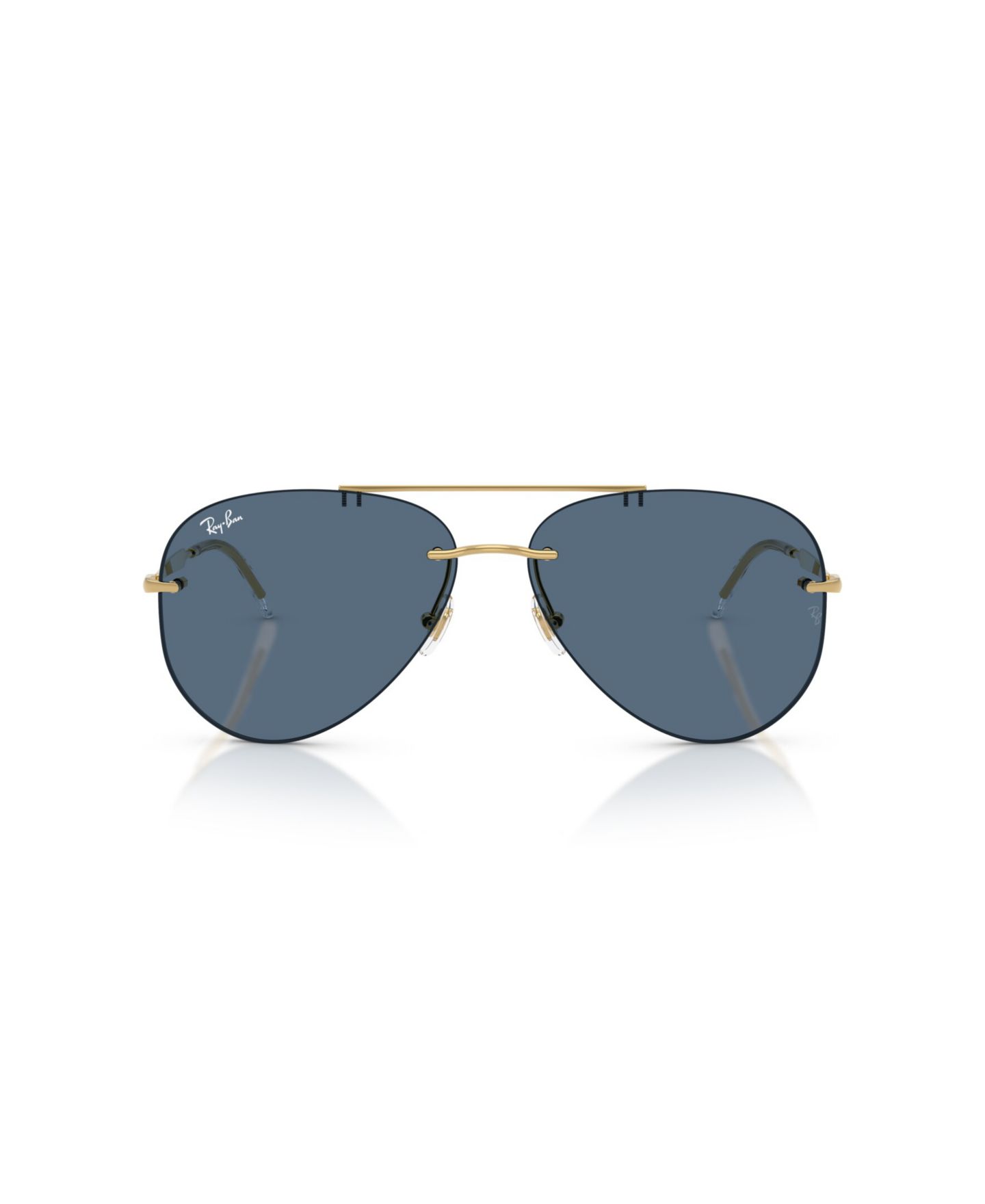 Солнцезащитные очки Ray-Ban Rimless Aviator Unisex Sunglasses RB3791, цвет: Arista — фото 2