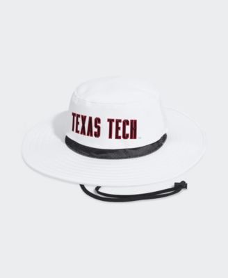 Men's White Texas Tech Red Raiders 2026 Sideline Wide Brim Boonie Bucket Hat
