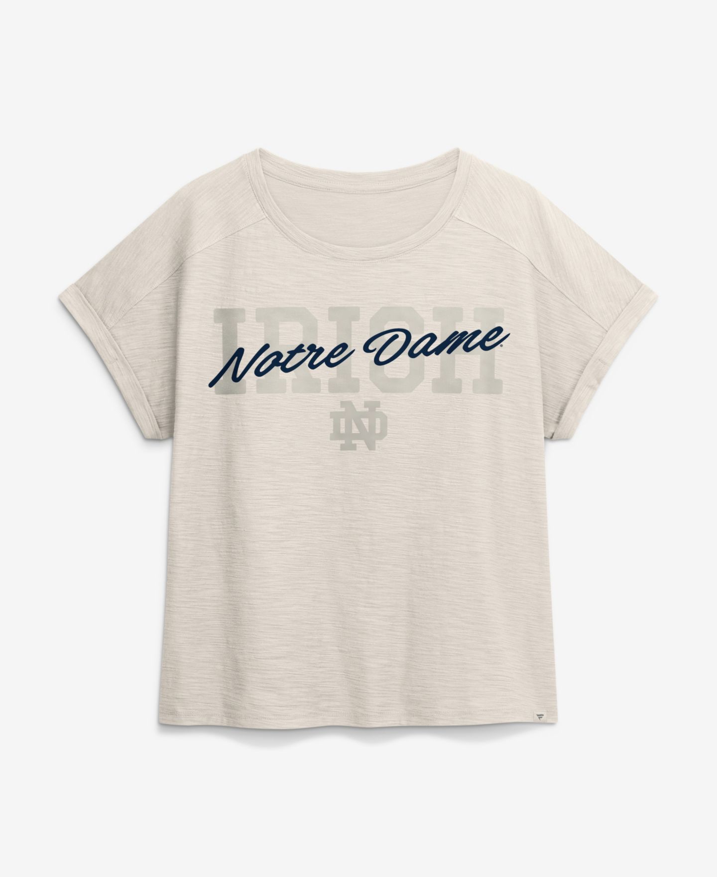 Женская футболка Fanatics Natural Notre Dame Fighting Irish Hometown Premium Oversized Boxy — фото 1