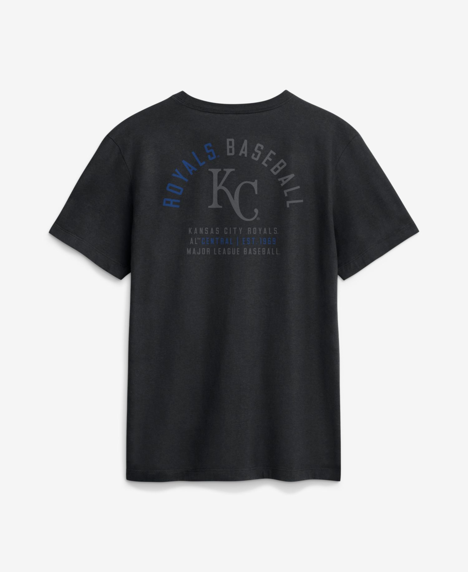Men's Black Kansas City Royals Split Logo T-Shirt