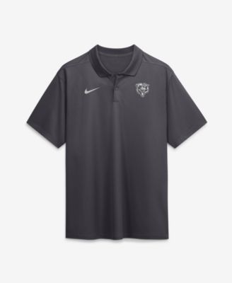 Men's Anthracite Chicago Bears Fractal Logo Victory Dri-FIT Polo