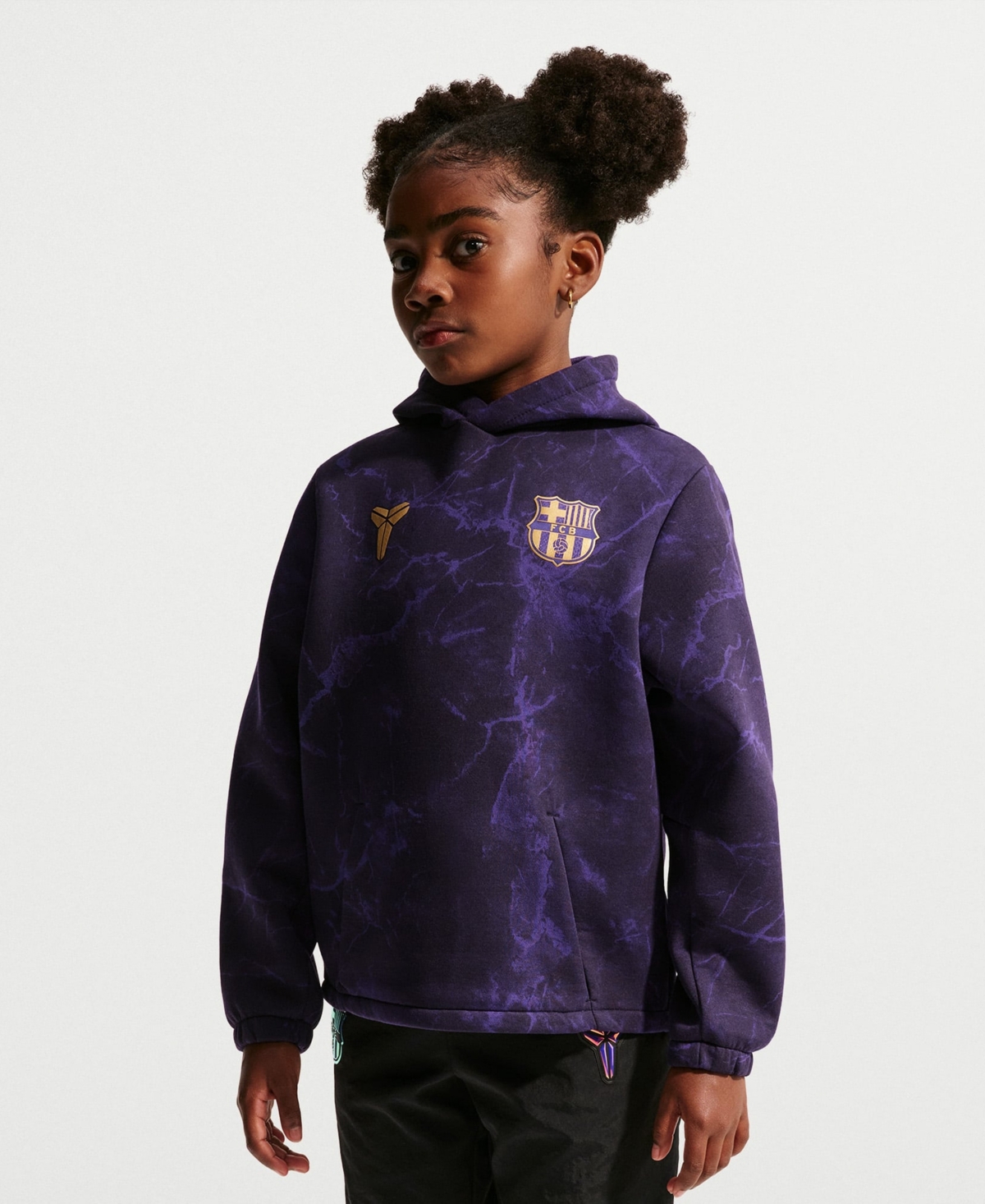 Nike Boys' and Girls' Barcelona 2026/27 Away Tri-Blend Loose-Fit Hoodie