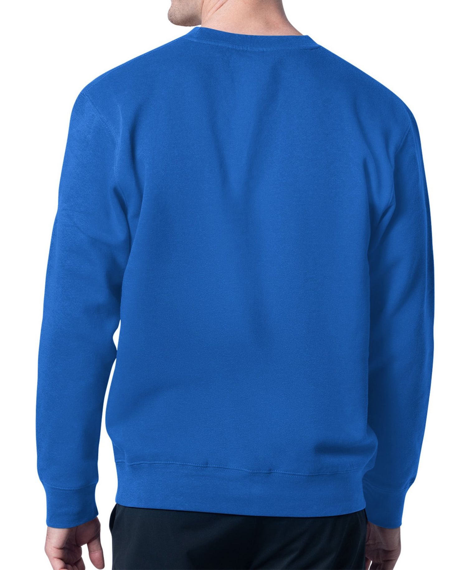 Men's Royal New York Mets Team Logo Fleece Pullover Sweatshirt