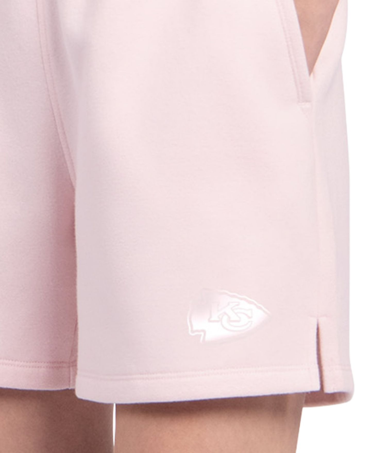 Женские шорты Starter Pastel Pink Kansas City Chiefs Travel Pastels Fleece — фото 4
