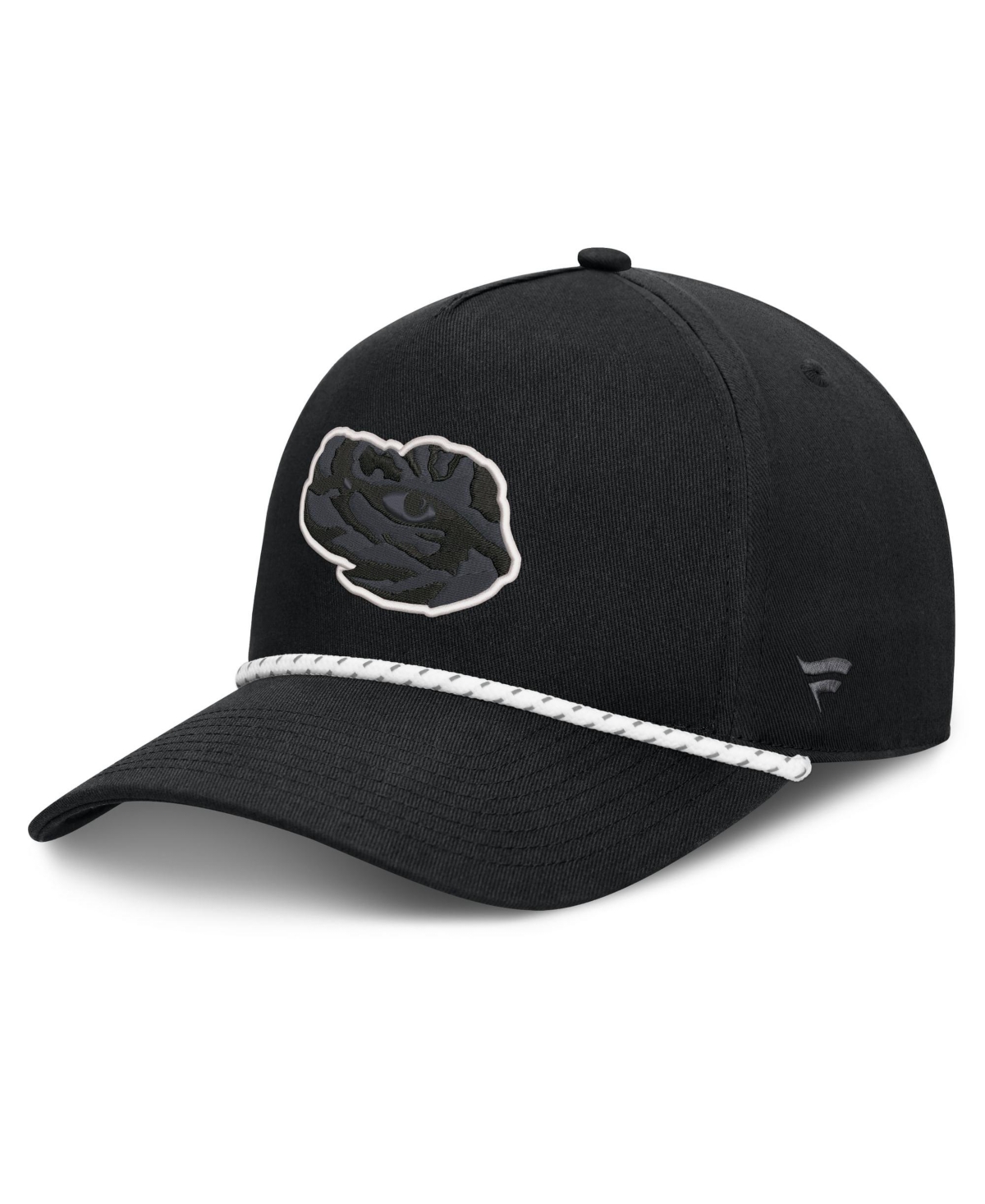Fanatics Men's Lsu Tigers Undertone Adjustable Rope-accented Baseball Cap In Black,white
