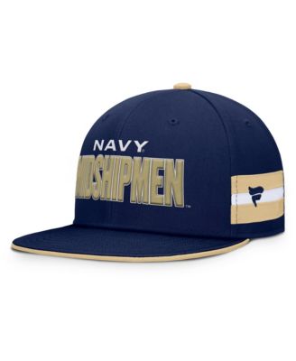 Men's  Navy Navy Midshipmen Pick Off Fitted Hat