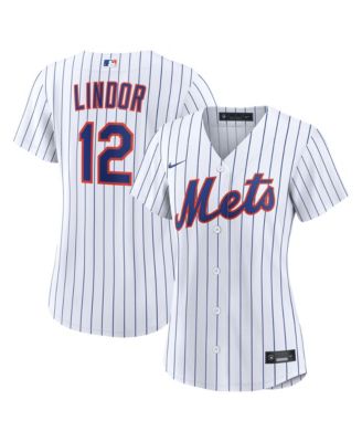 Women's Francisco Lindor White New York Mets Home Replica Jersey