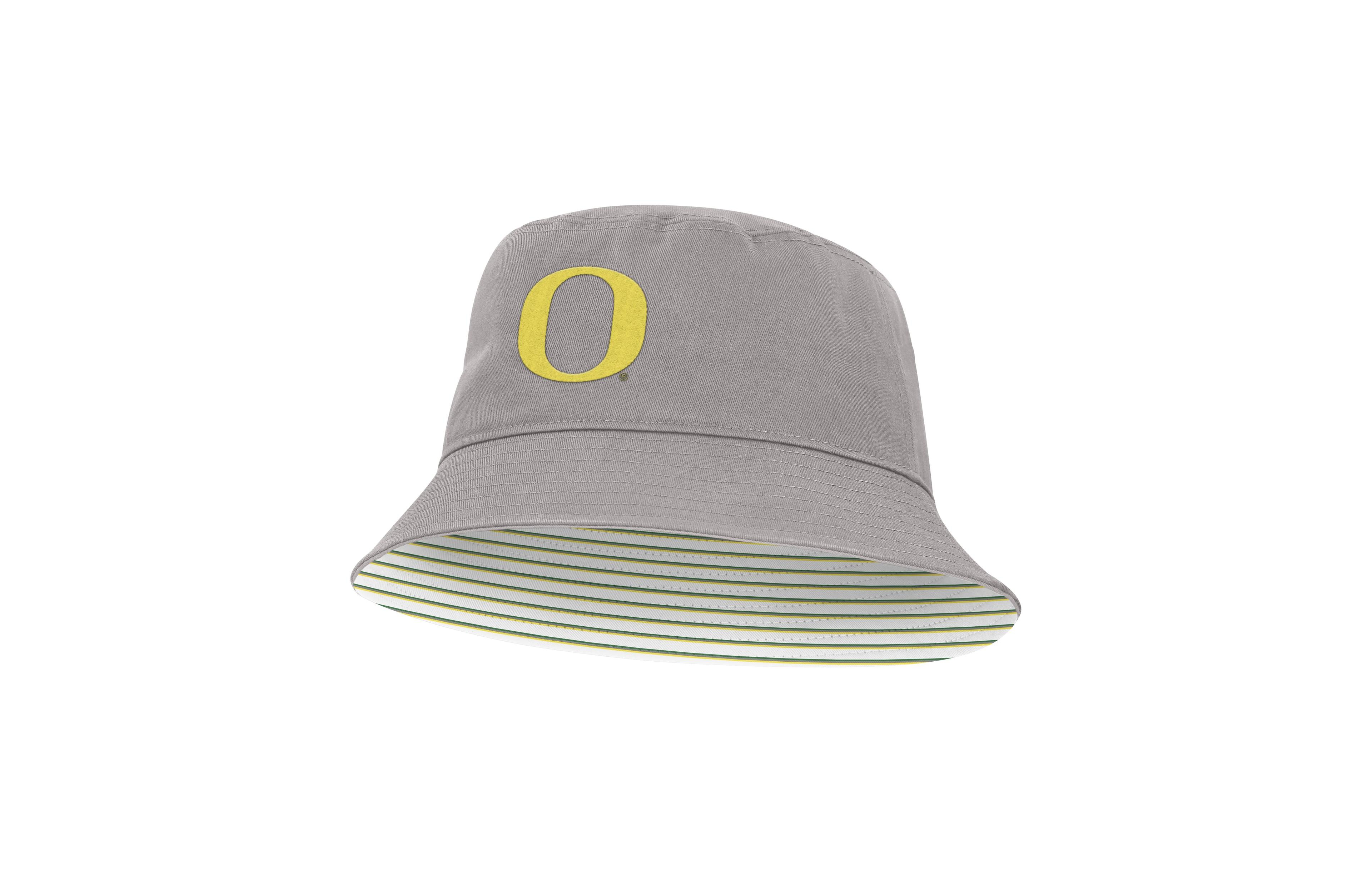 Men's and Women's Nike Gray Oregon Ducks Primetime Apex Bucket Hat