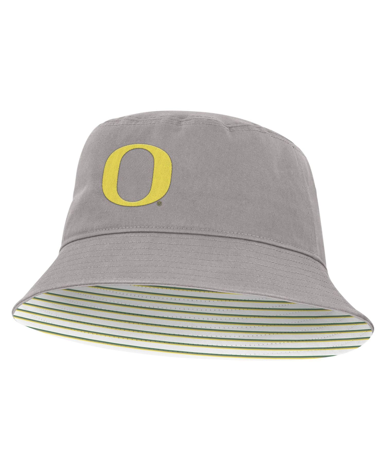 Men's and Women's Gray Oregon Ducks Primetime Apex Bucket Hat