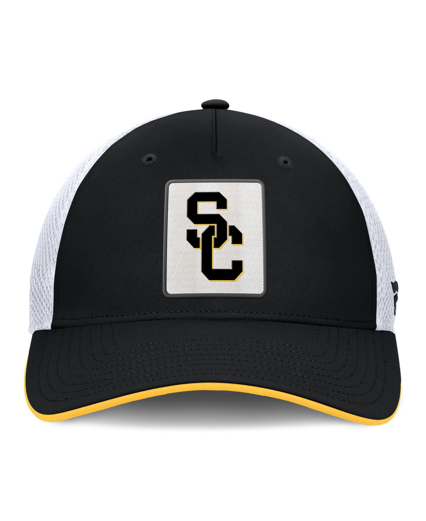 Мужская кепка Fanatics Black USC Trojans 5-Panel Matter Flex Hat — фото 2