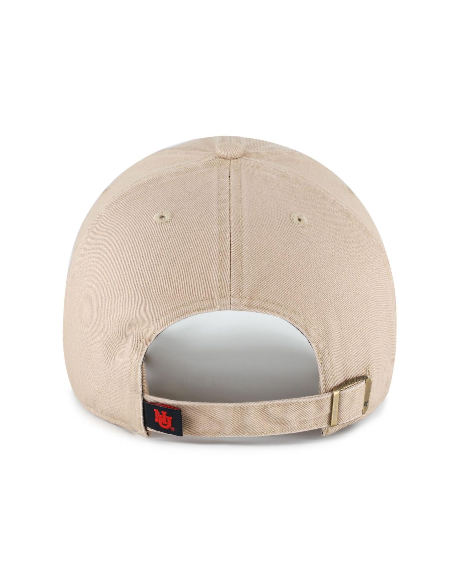 Men's '47 Khaki Nebraska Huskers Vault Clean Up Adjustable Hat