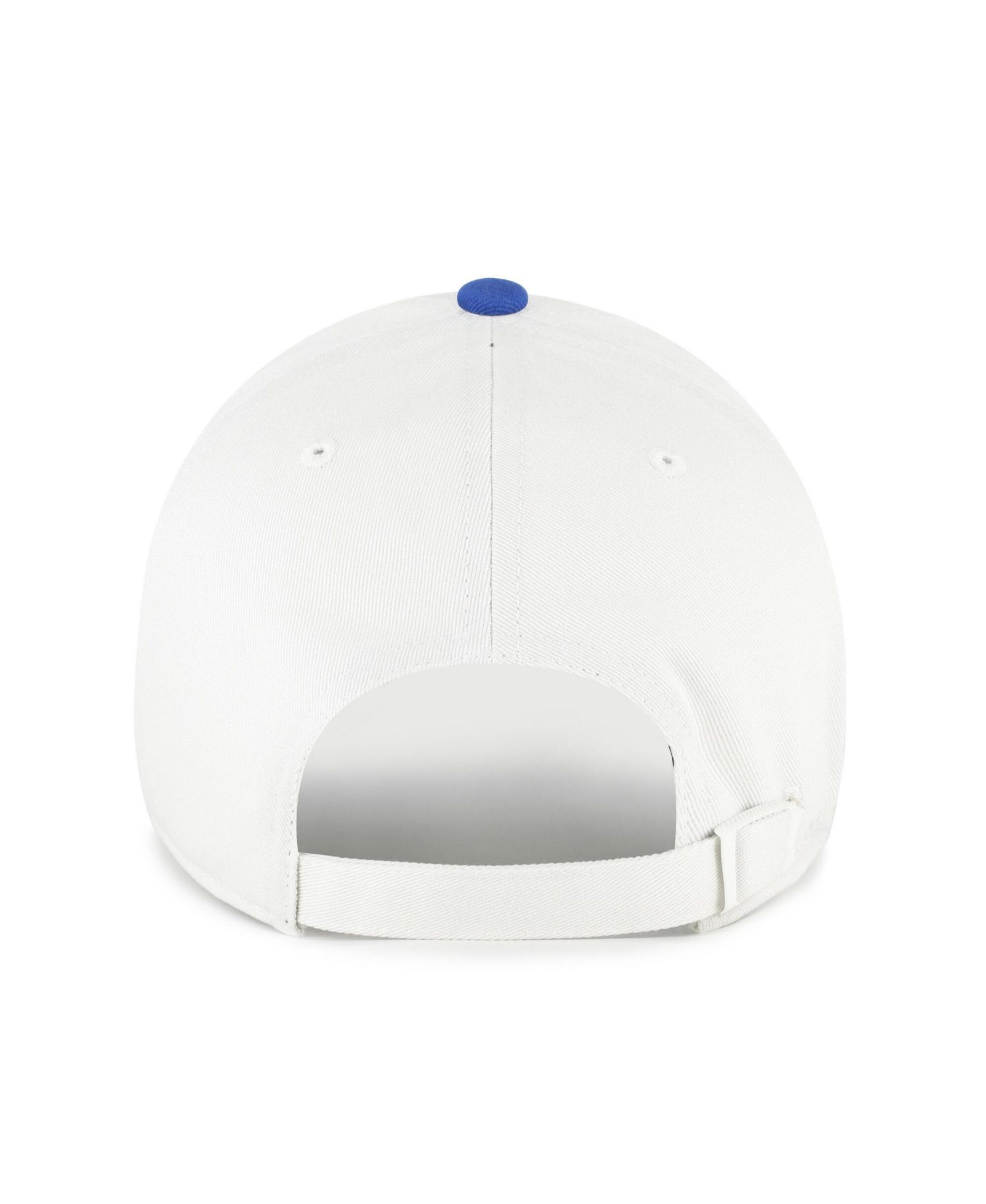 Men's '47 White/Royal Duke Blue Devils Contemporary Basics Two Tone Clean Up Adjustable Hat