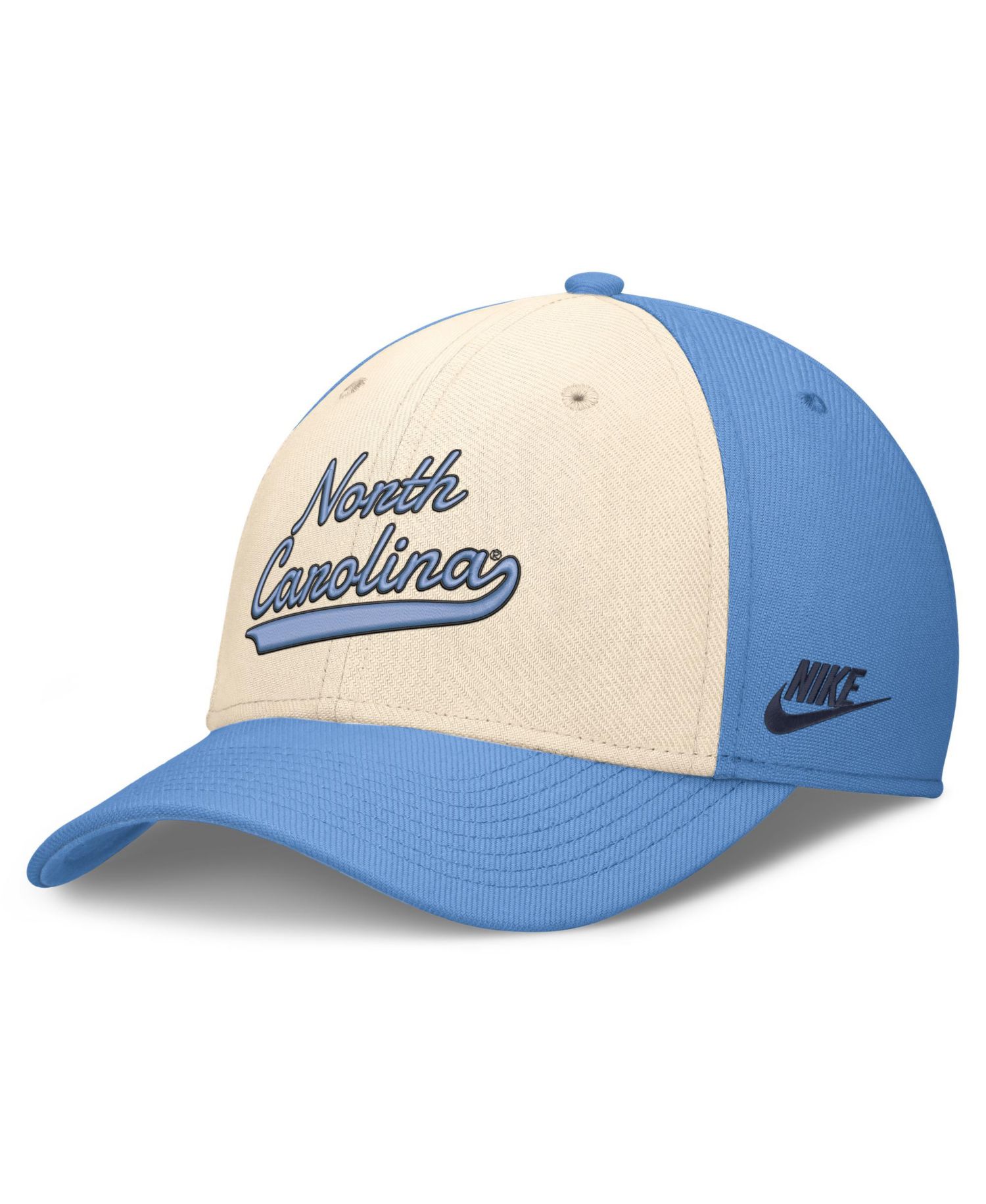 Men's Natural/Carolina Blue North Carolina Tar Heels Legacy Swooshflex Dri-FIT Hat