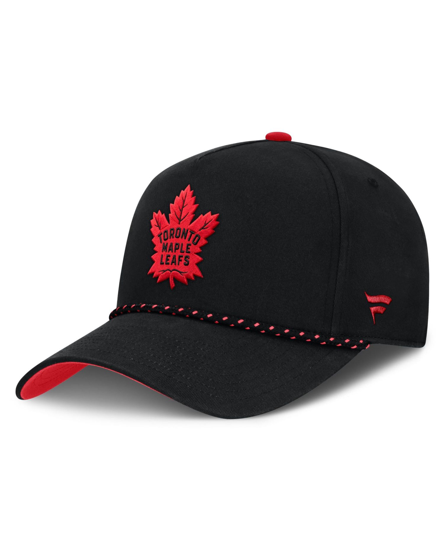 Men's Black Toronto Maple Leafs Canada Military Appreciation Authentic Pro A-Frame Adjustable Hat