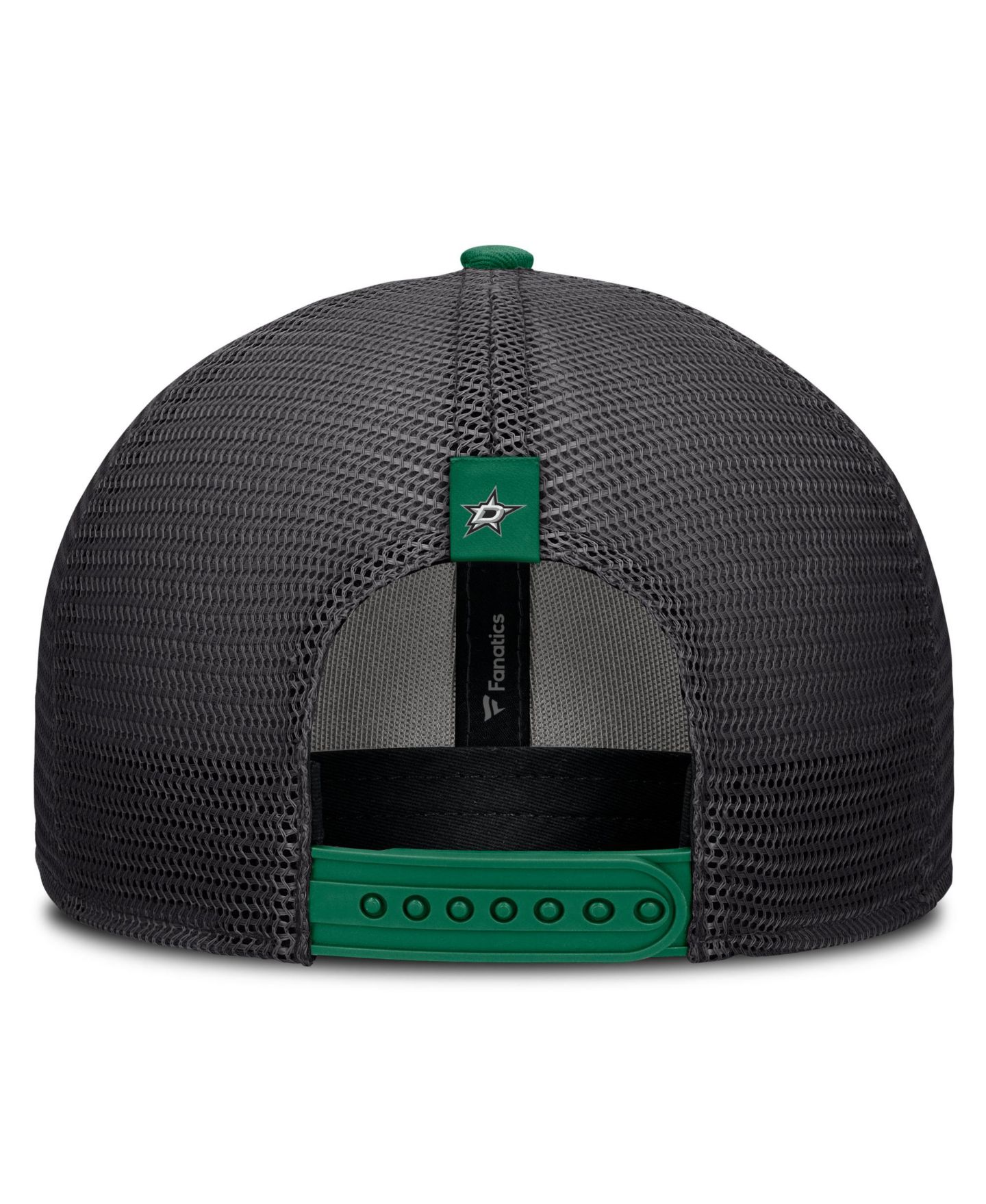 Мужская кепка Fanatics Black Dallas Stars Fundamental Limits Trucker Adjustable Hat — фото 4