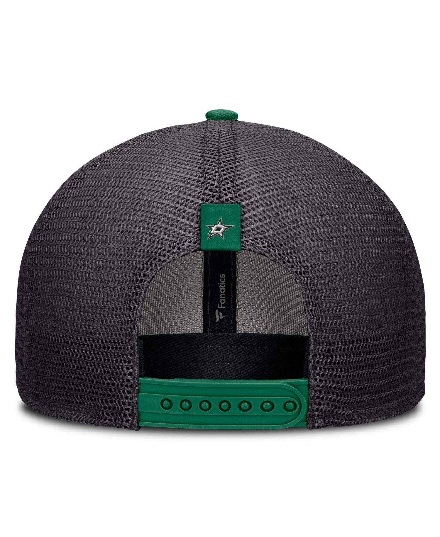 Men's Black Dallas Stars Fundamental Limits Trucker Adjustable Hat