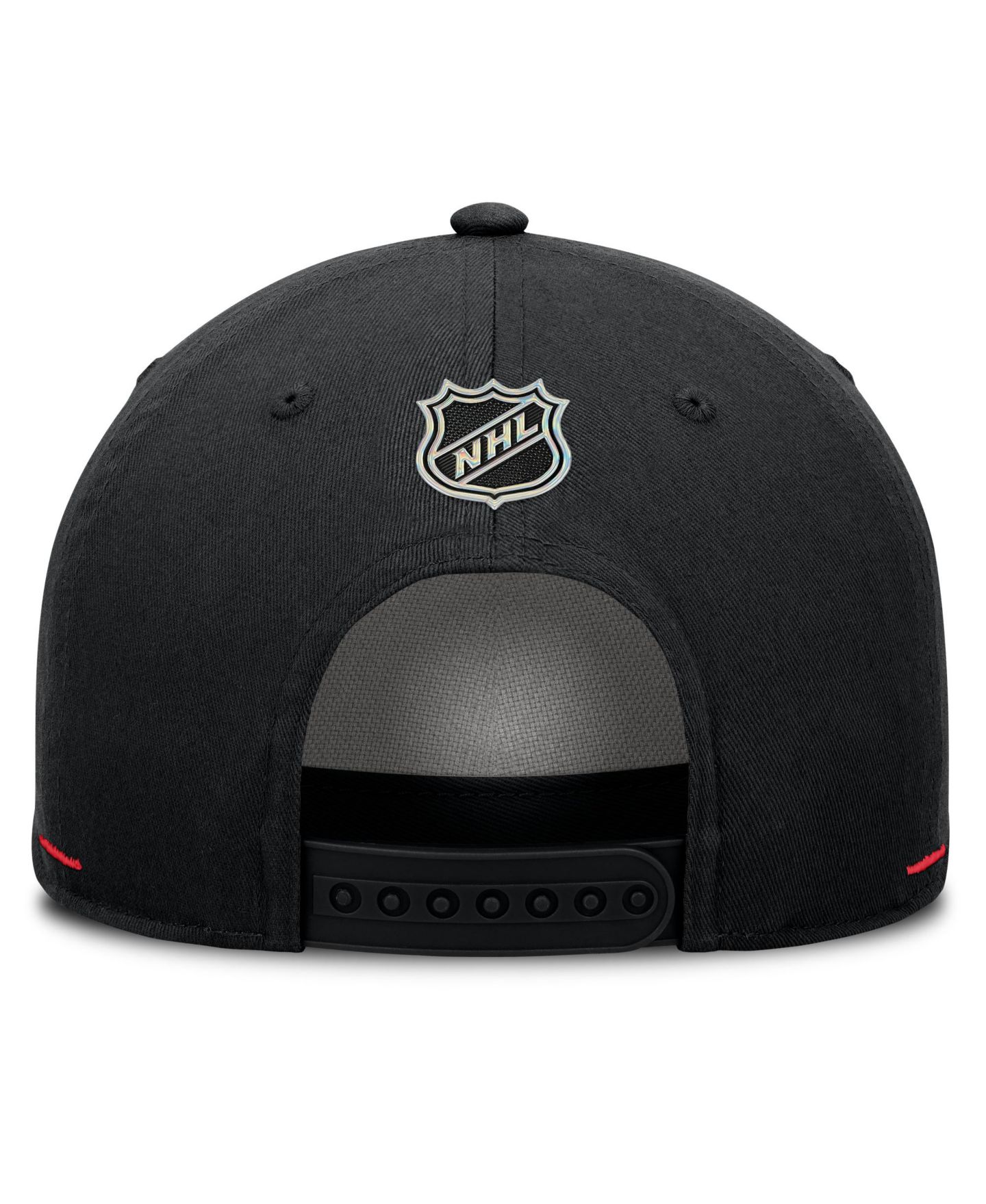 Мужская кепка Fanatics Black Buffalo Sabres Alternate Authentic Pro Rink A-Frame Adjustable Hat — фото 4