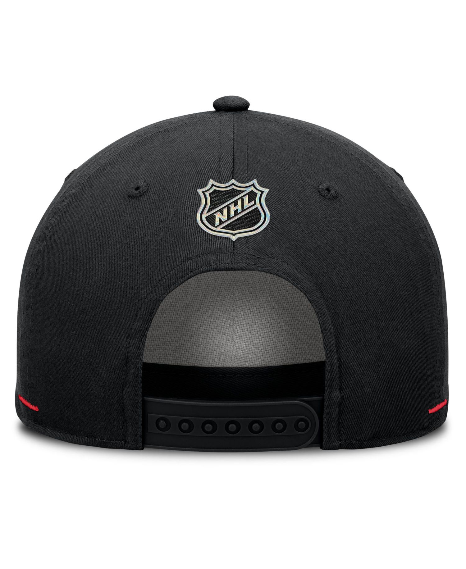 Men's Black Buffalo Sabres Alternate Authentic Pro Rink A-Frame Adjustable Hat