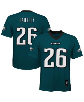 Big Boys and Girls Saquon Barkley Midnight Green Philadelphia Eagles Team Replica Jersey