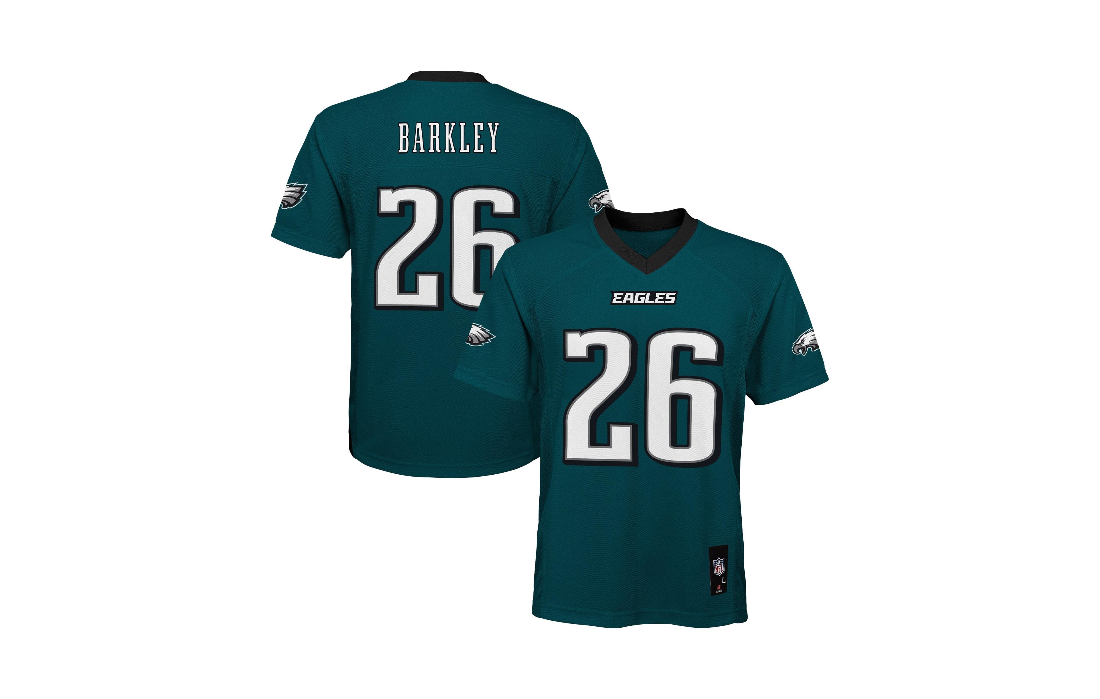 Outerstuff Boys' and Girls' Saquon Barkley Philadelphia Eagles Replica Jersey