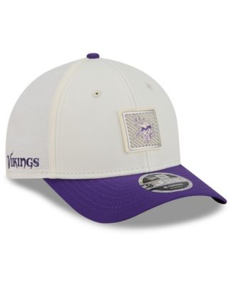 Big Boys and Girls Cream/Purple Minnesota Vikings 2026 Training Camp 9FORTY M-Crown Adjustable Hat