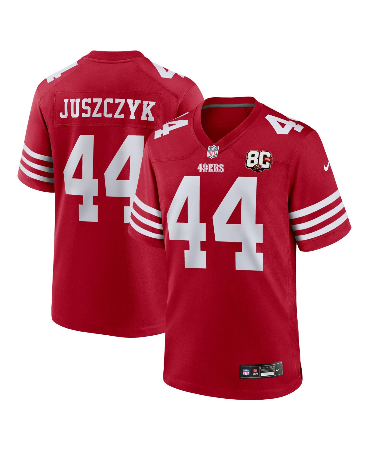 Nike Men's San Francisco 49ers 80th Anniversary Relaxed Fit T-Shirt