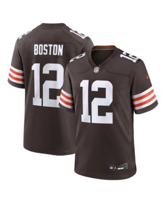 Men's Denzel Boston Brown Cleveland Browns Game Jersey
