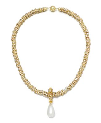 Imitation Pearl Magnetic Wrap Necklace