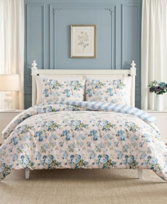 Rosemoore Velvet 3-Piece Comforter Set, Full/Queen