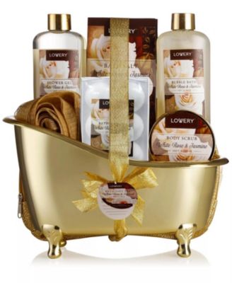 8 Piece White Rose Jasmine Body Care Gift Set