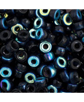   Assorted Opaque Mixed Mini Glass Crow Beads for DIY Jewelry Making