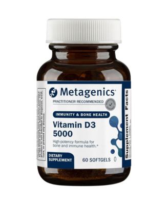Vitamin D3 5000 IU Supplement - High Potency Softgels for Immune, Bone and Heart Health - 125 mcg Cholecalciferol in Coconut Oil - 60 Count