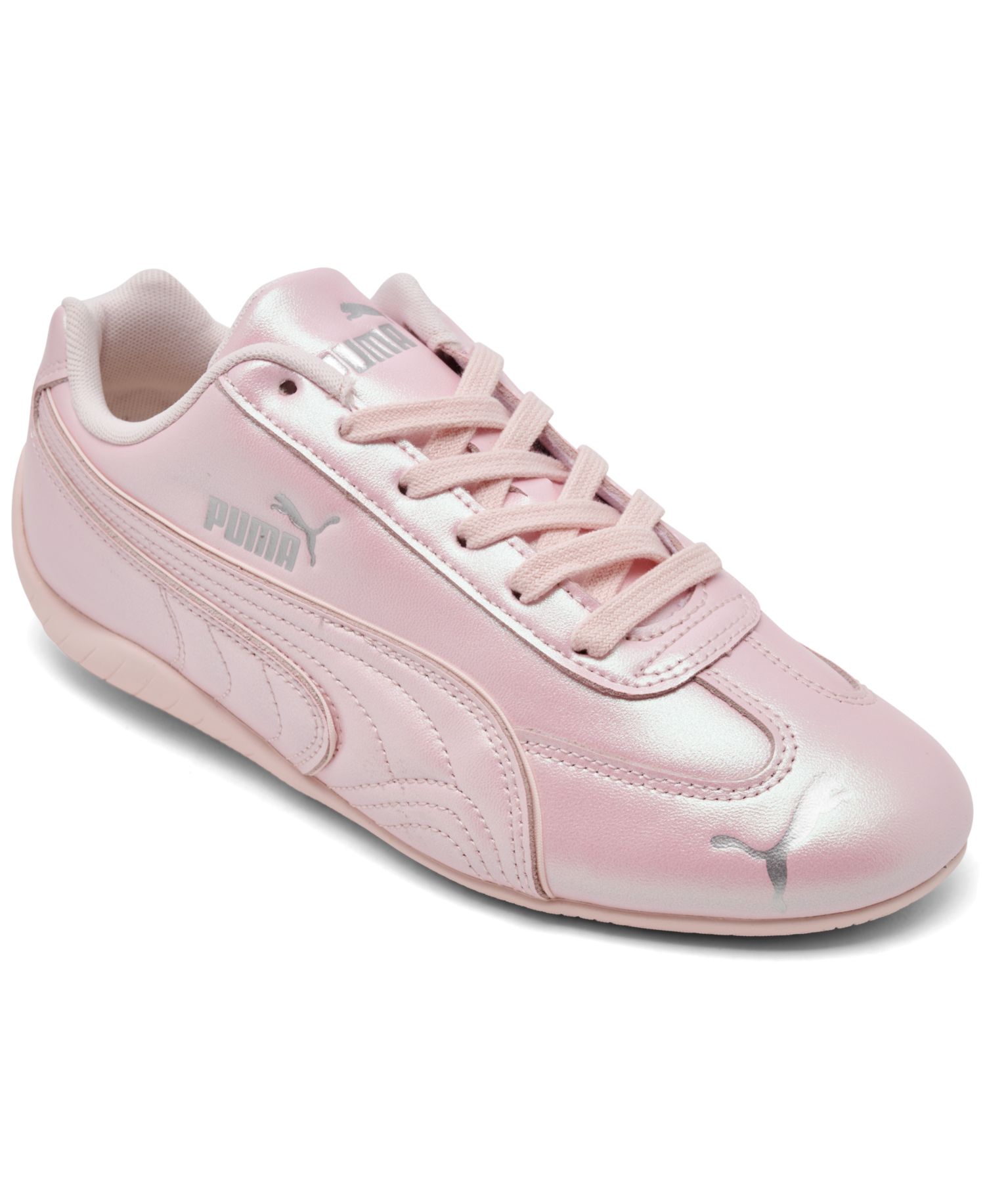 Big Girls' Speedcat OG Suede and Leather Low Top Sneakers from Finish Line